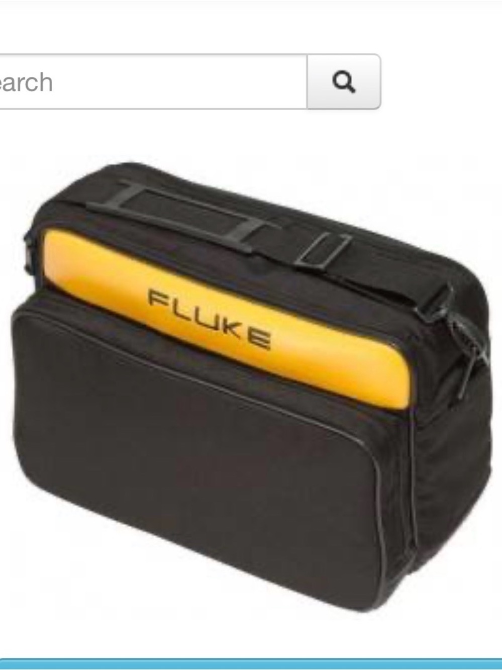 Fluke Networks Zipper Compartment Carrying Case
